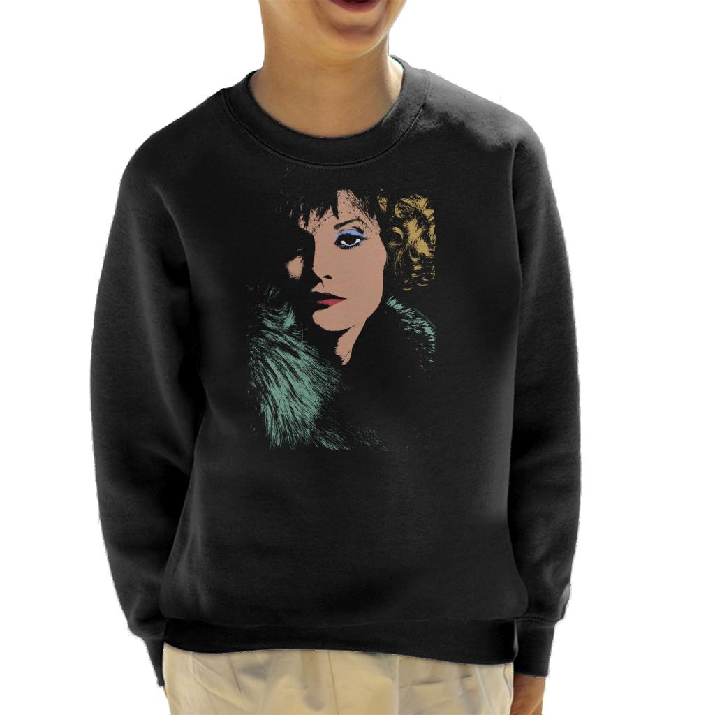 TV Times Singer And Model Sandy Shaw Kids Sweatshirt