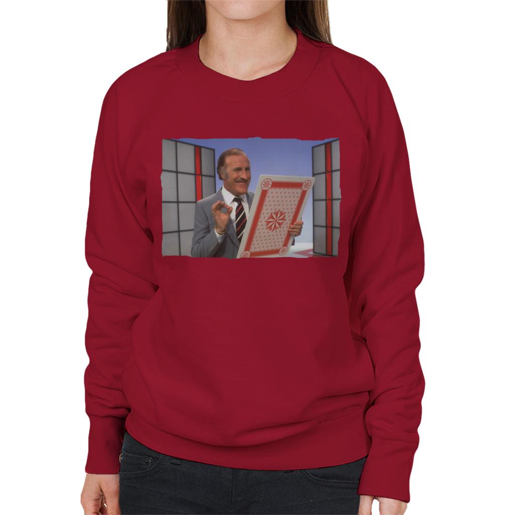 TV Times Bruce Forsyth On Game Show Play Your Cards Right Women's Sweatshirt-ALL + EVERY