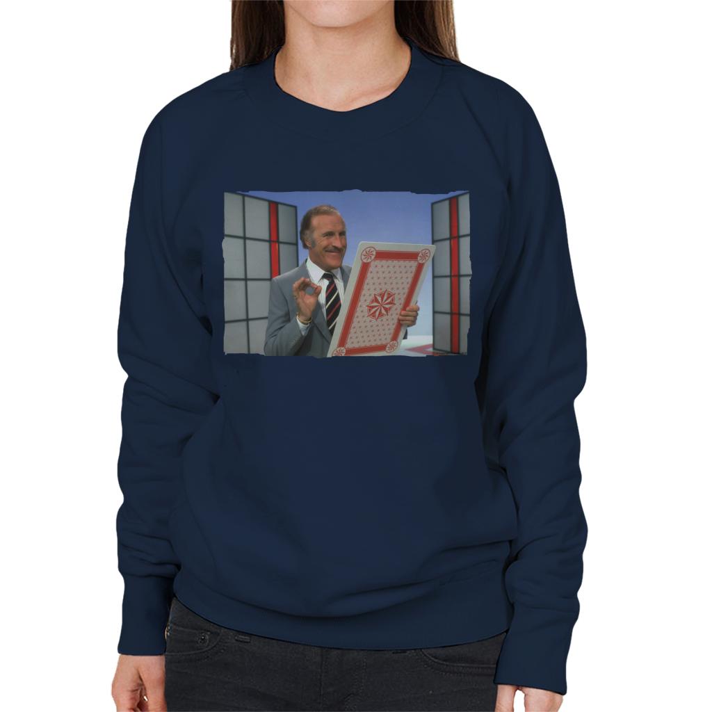 TV Times Bruce Forsyth On Game Show Play Your Cards Right Women's Sweatshirt-ALL + EVERY