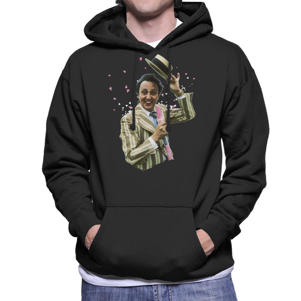 TV Times Comedian Ken Dodd Holding A Stick Of Rock Men's Hooded Sweatshirt