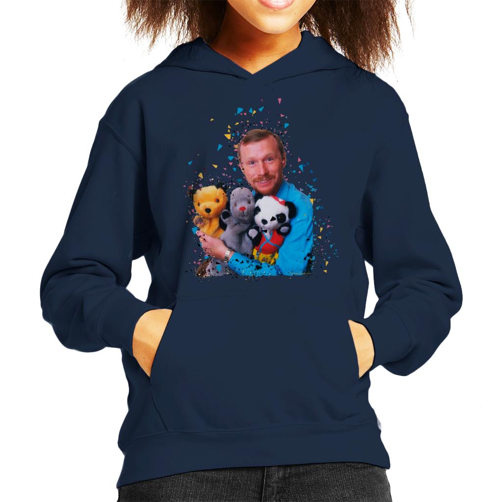 TV Times Matthew Corbett With Sooty Sweep And Soo Kids Hooded Sweatshirt