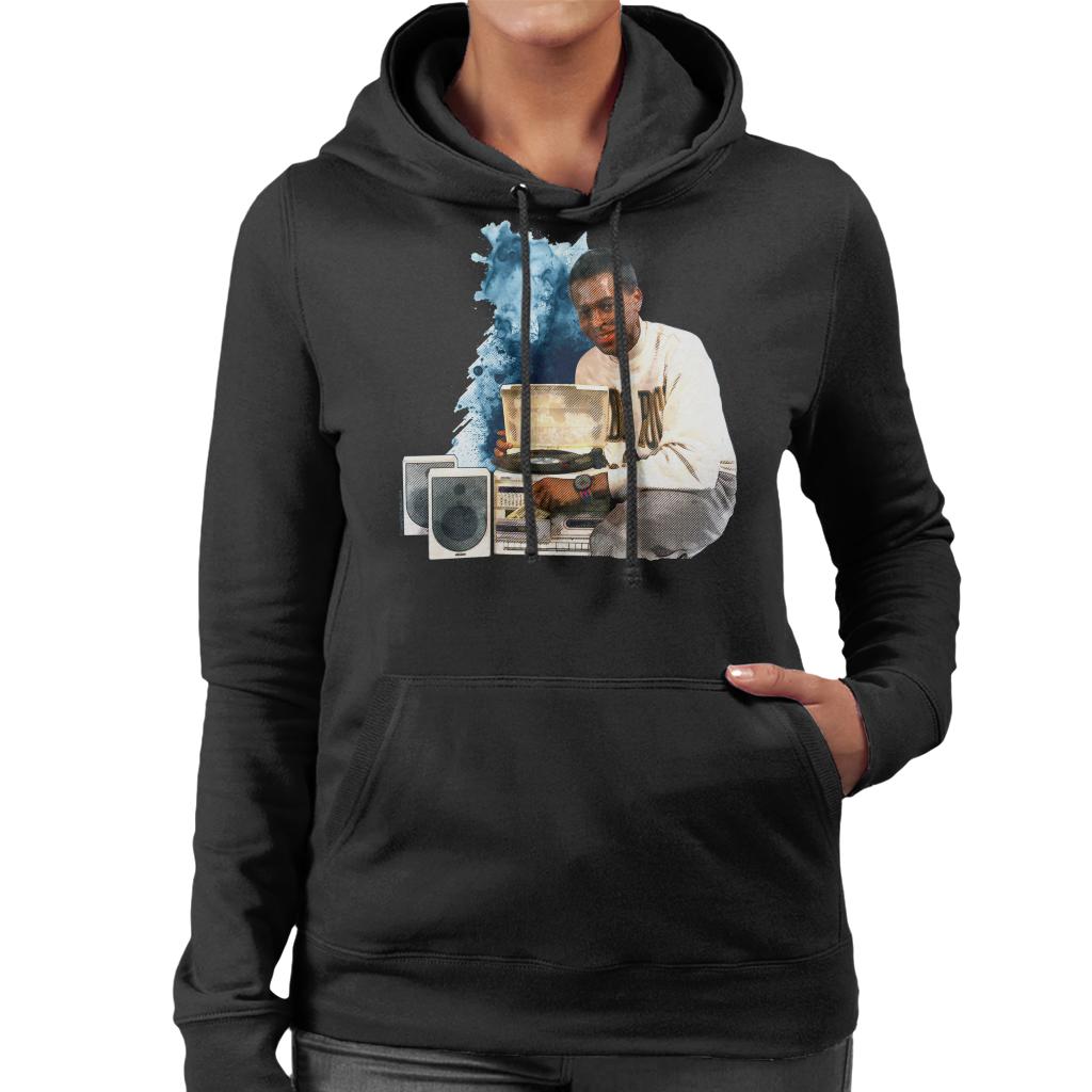 TV Times Andi Peters With A HiFi 1988 Women's Hooded Sweatshirt