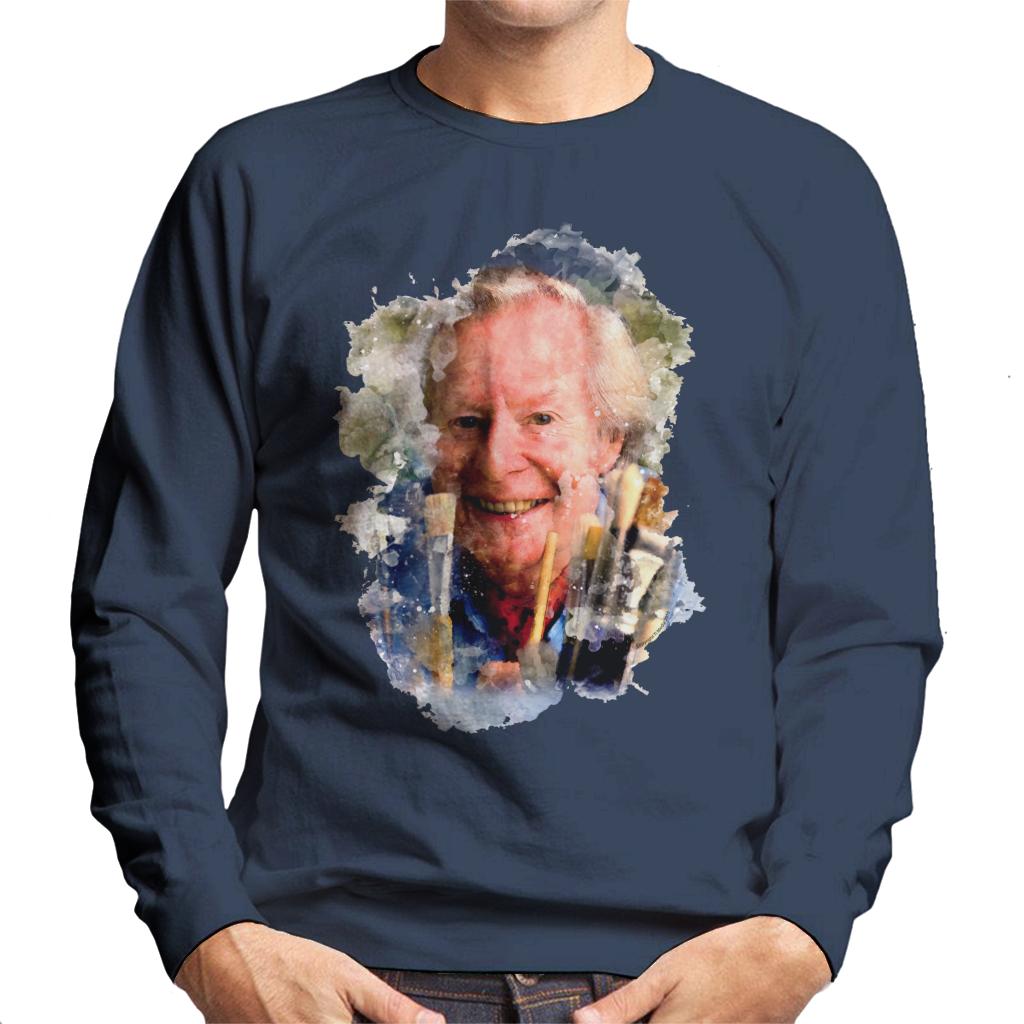 TV Times Artist Tony Hart With Brushes Men's Sweatshirt-ALL + EVERY