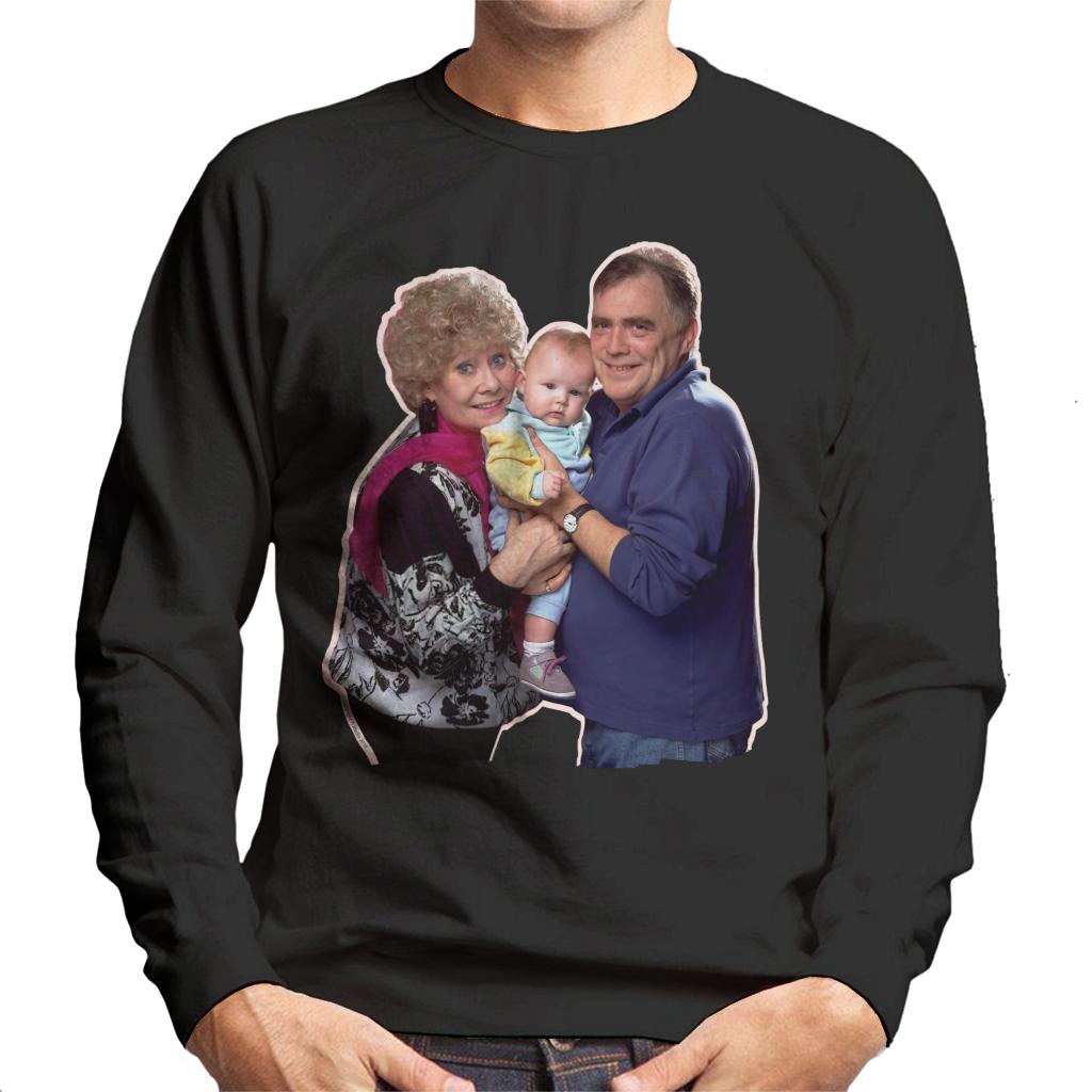 TV Times Coronation Streets Jack And Vera Duckworth Men's Sweatshirt-ALL + EVERY