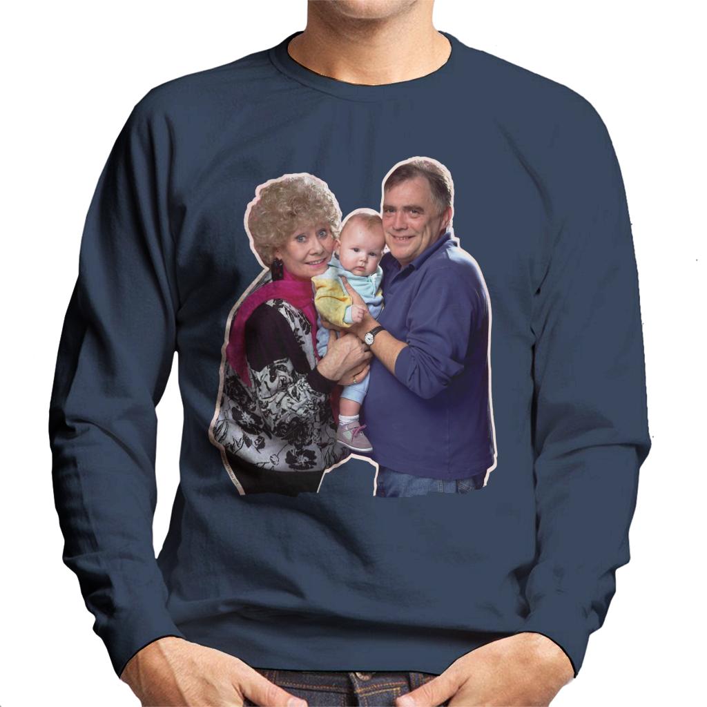 TV Times Coronation Streets Jack And Vera Duckworth Men's Sweatshirt-ALL + EVERY