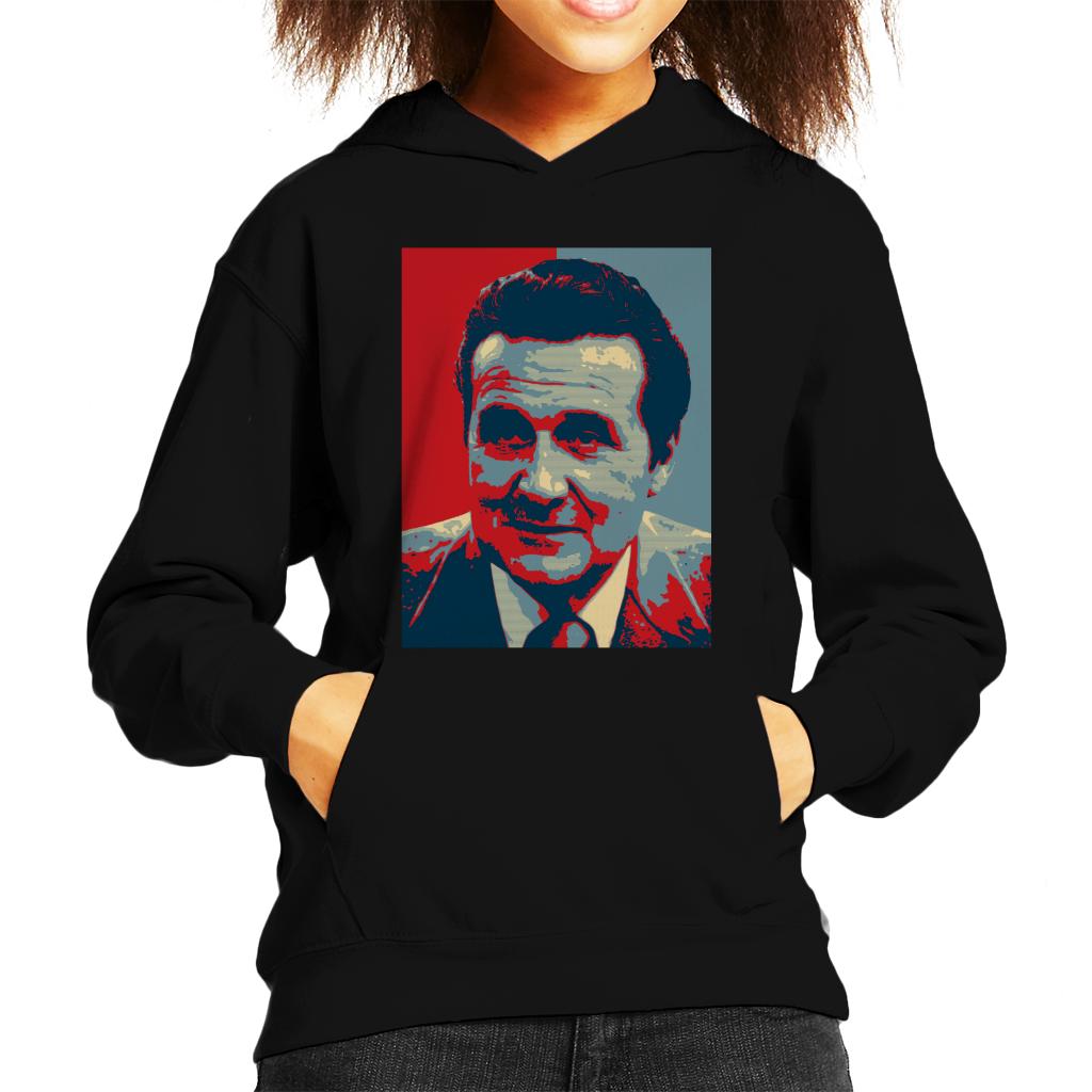 TV Times Patrick Macnee As Jon Steed In The New Avengers Kids Hooded Sweatshirt-ALL + EVERY