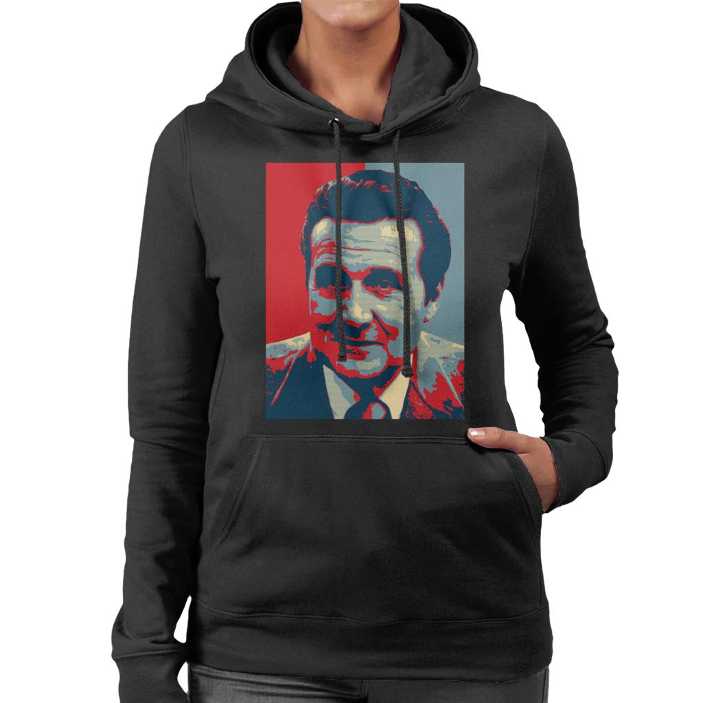 TV Times Patrick Macnee As Jon Steed In The New Avengers Women's Hooded Sweatshirt-ALL + EVERY