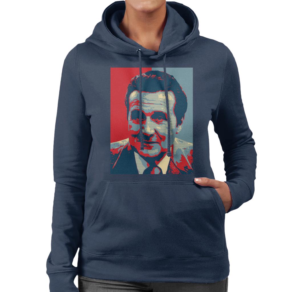 TV Times Patrick Macnee As Jon Steed In The New Avengers Women's Hooded Sweatshirt-ALL + EVERY