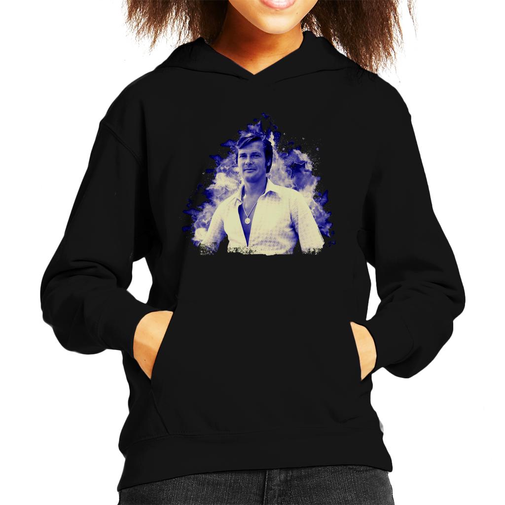 TV Times Roger Moore In The Persuaders Kids Hooded Sweatshirt-ALL + EVERY