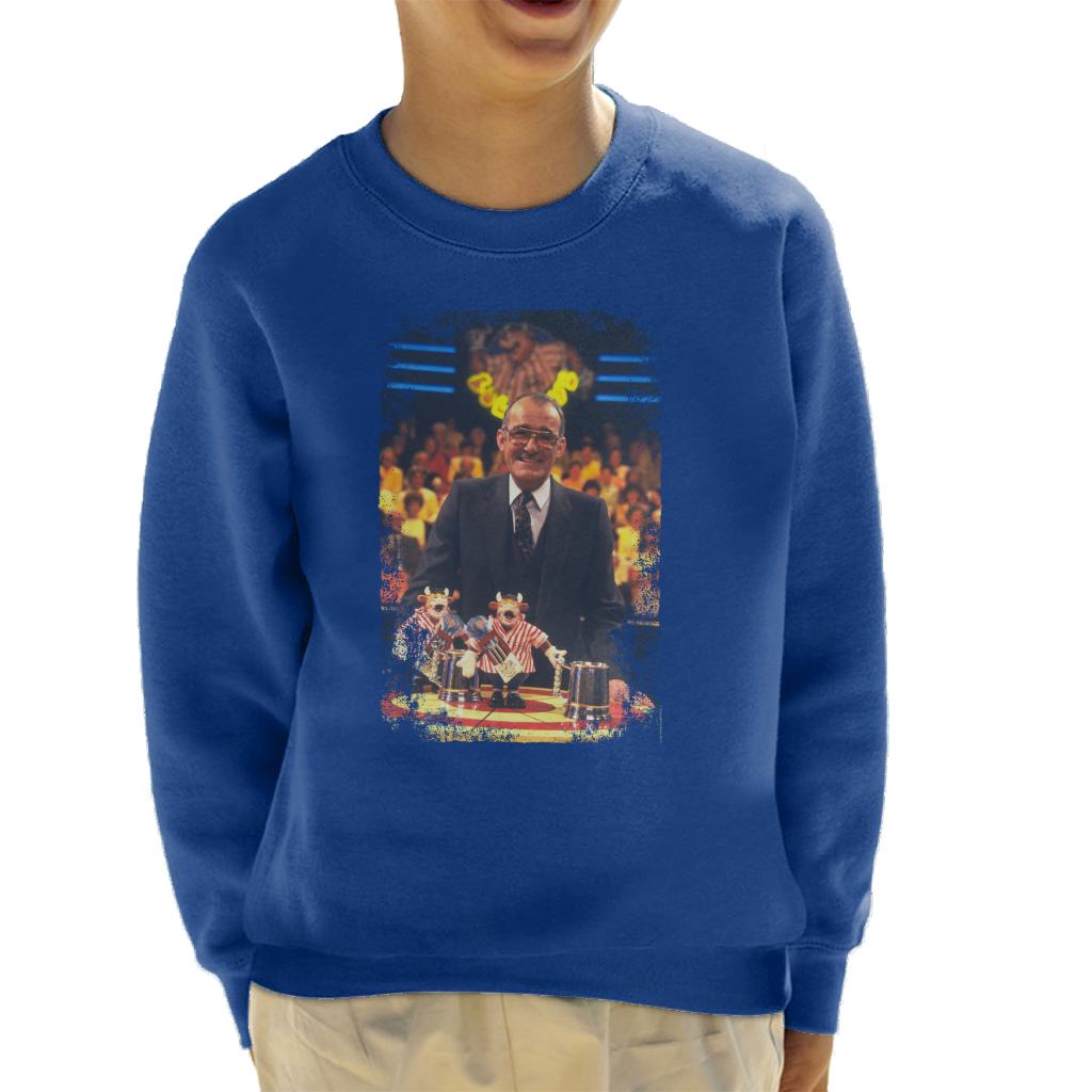 TV Times Jim Bowen Presenter Of Bullseye Kids Sweatshirt-ALL + EVERY