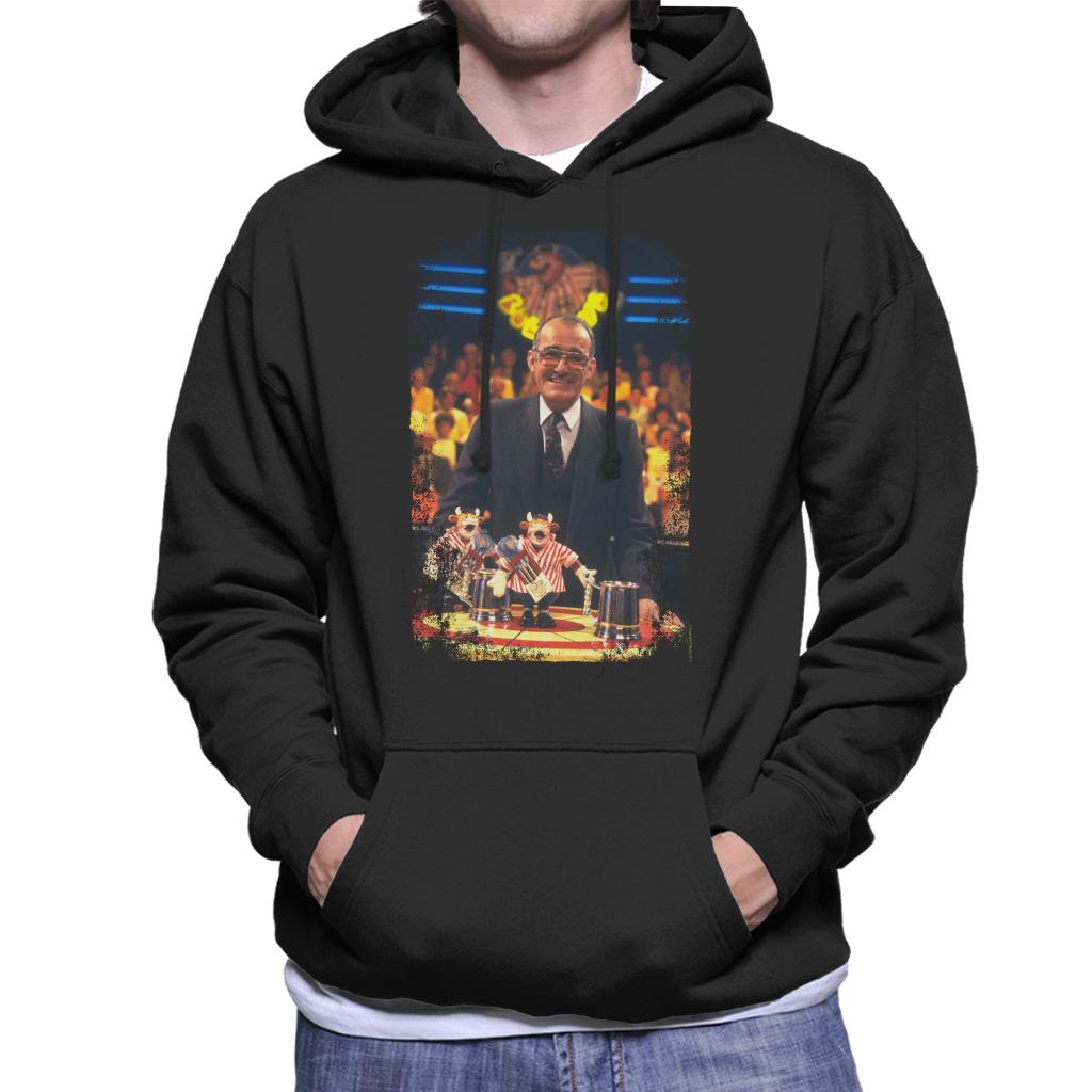 TV Times Jim Bowen Presenter Of Bullseye Men's Hooded Sweatshirt-ALL + EVERY