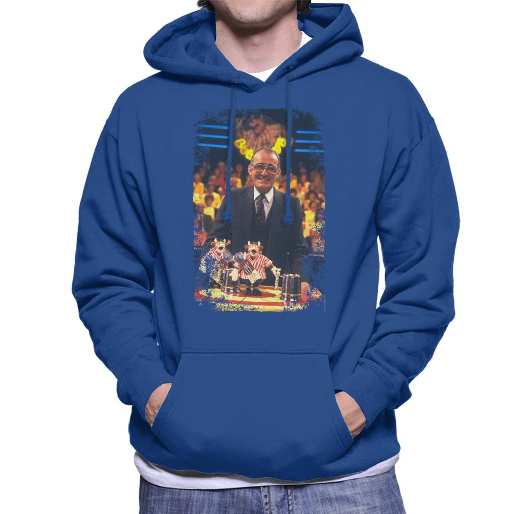 TV Times Jim Bowen Presenter Of Bullseye Men's Hooded Sweatshirt-ALL + EVERY