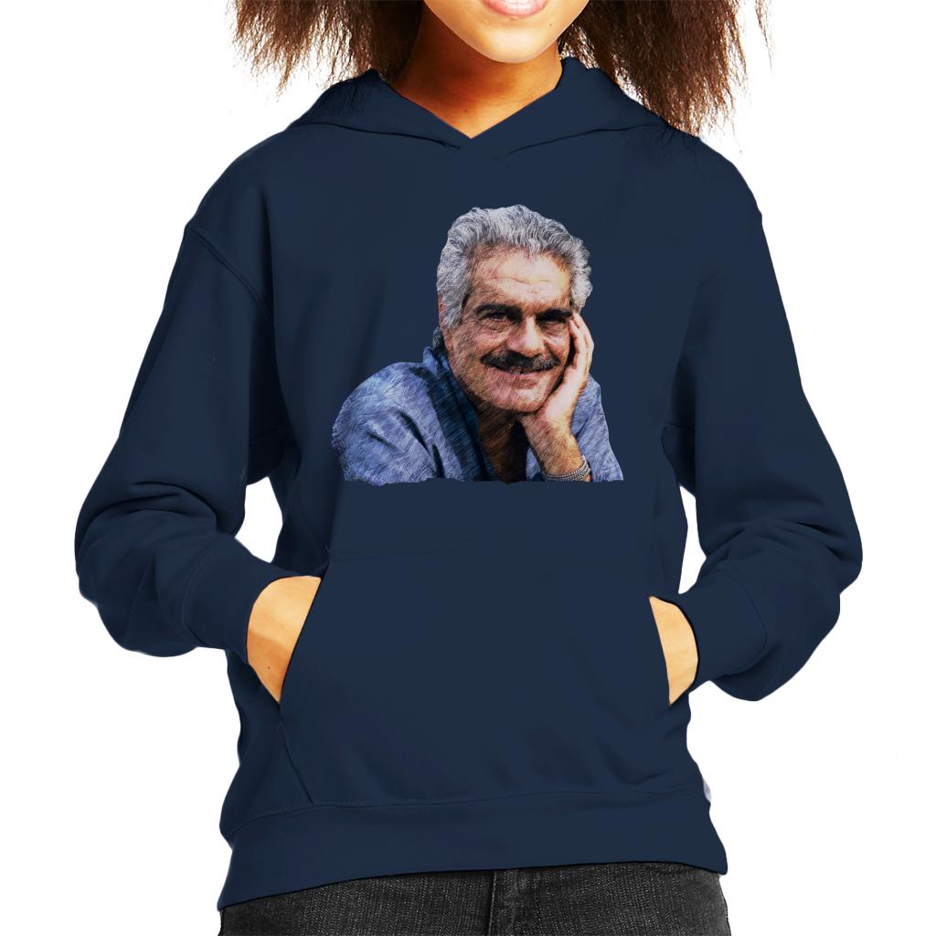 TV Times Actor Omar Sharif 1988 Kids Hooded Sweatshirt-ALL + EVERY