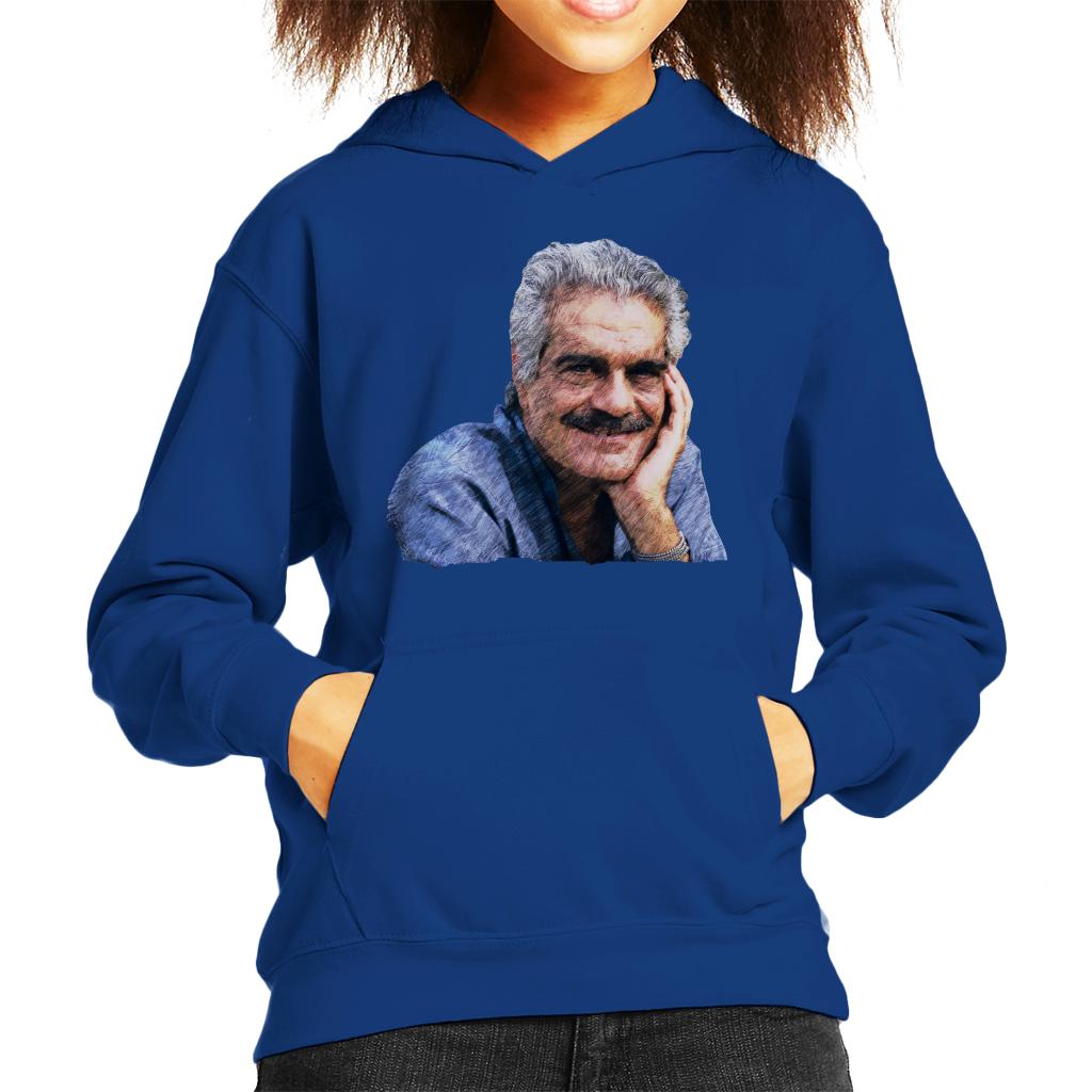 TV Times Actor Omar Sharif 1988 Kids Hooded Sweatshirt-ALL + EVERY