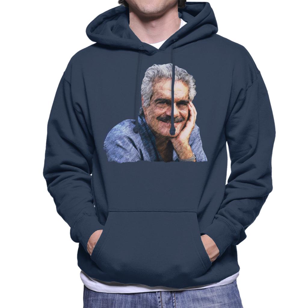 TV Times Actor Omar Sharif 1988 Men's Hooded Sweatshirt-ALL + EVERY