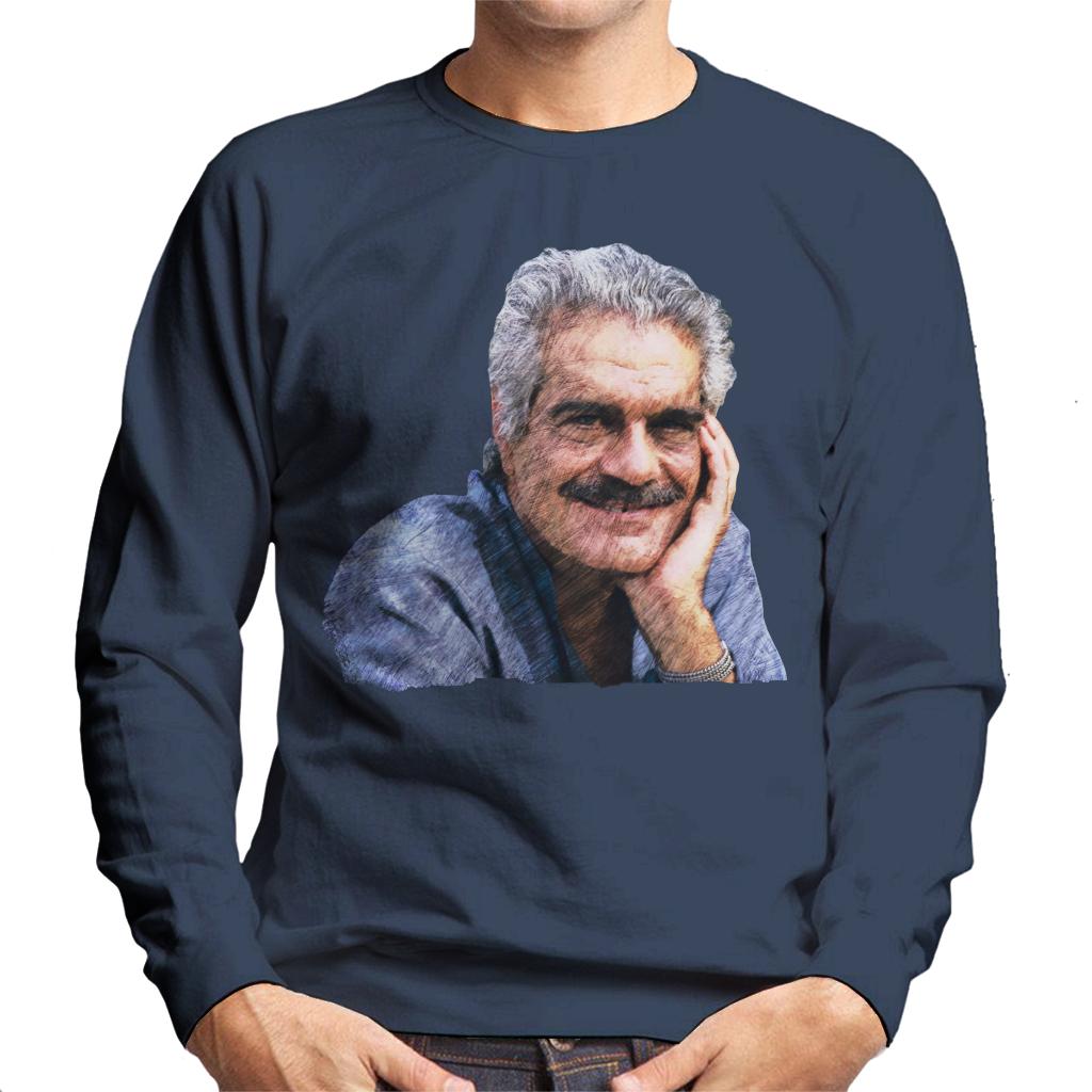 TV Times Actor Omar Sharif 1988 Men's Sweatshirt-ALL + EVERY