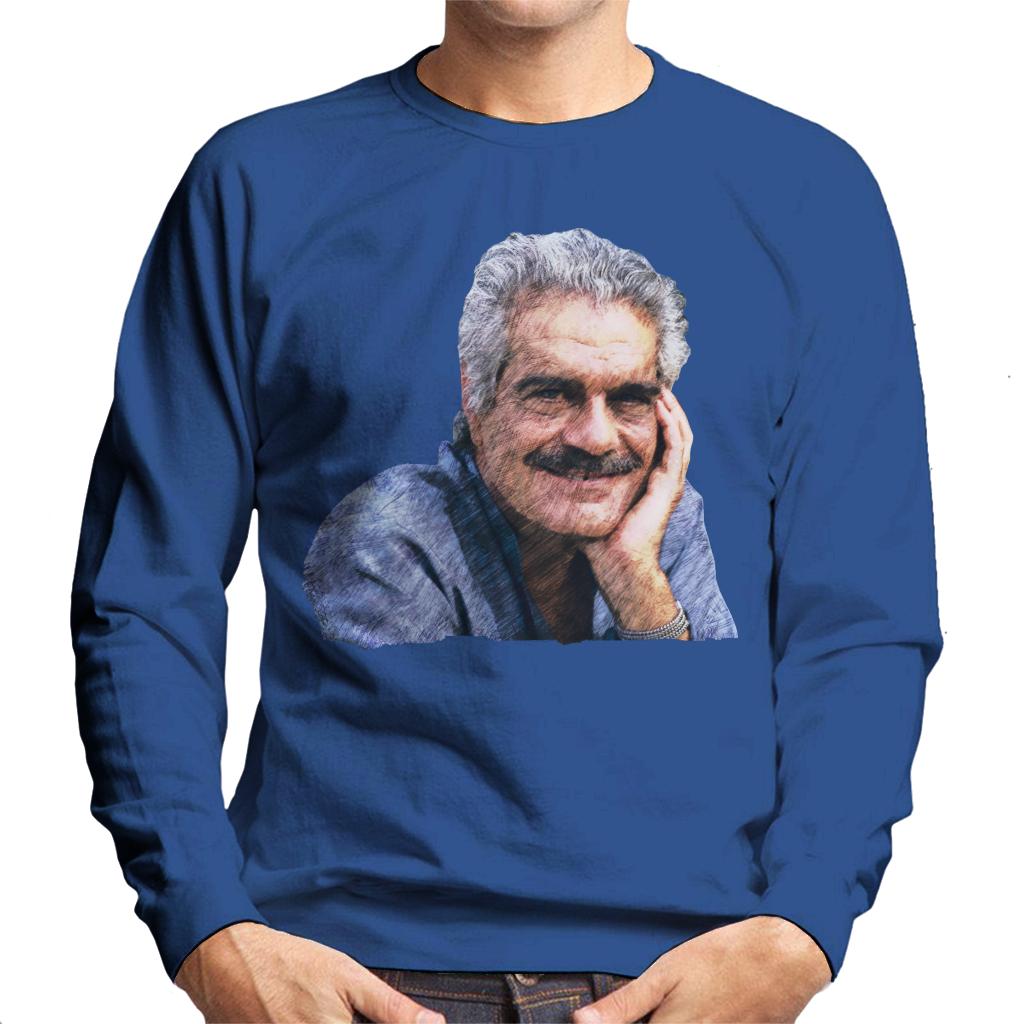 TV Times Actor Omar Sharif 1988 Men's Sweatshirt-ALL + EVERY