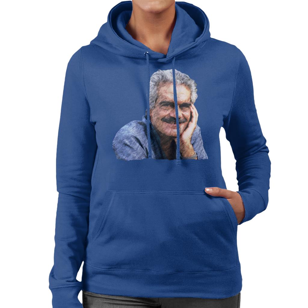 TV Times Actor Omar Sharif 1988 Women's Hooded Sweatshirt-ALL + EVERY