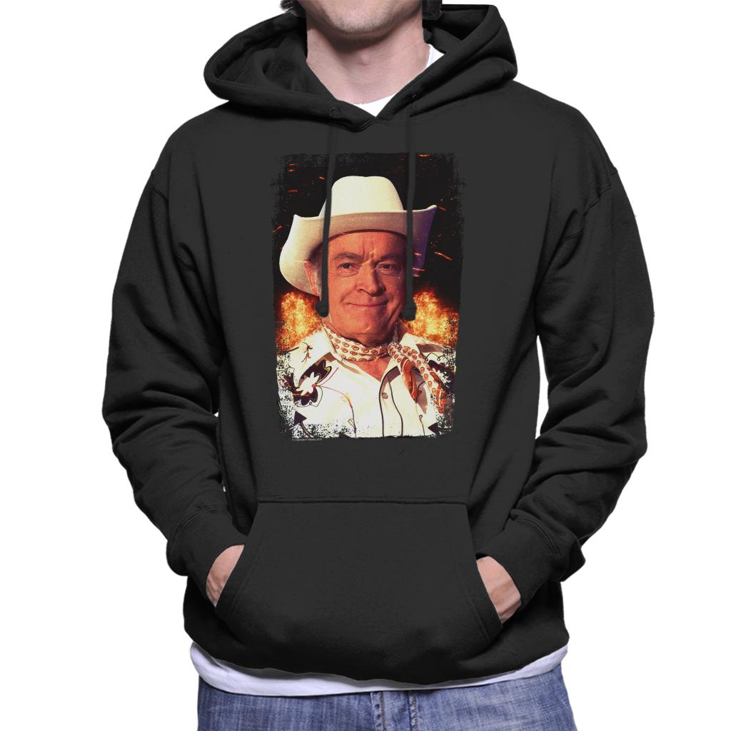 TV Times Bob Hope Cowboy 1978 Men's Hooded Sweatshirt-ALL + EVERY