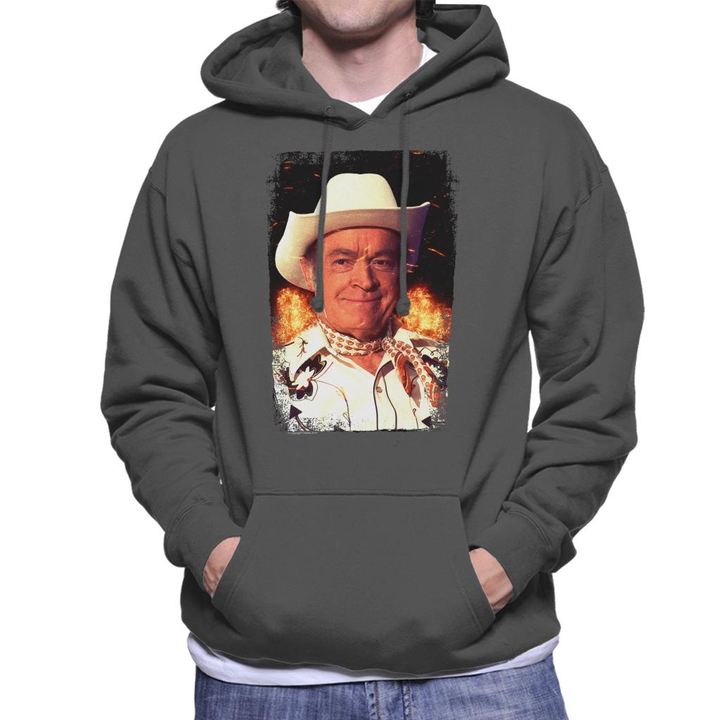 TV Times Bob Hope Cowboy 1978 Men's Hooded Sweatshirt-ALL + EVERY