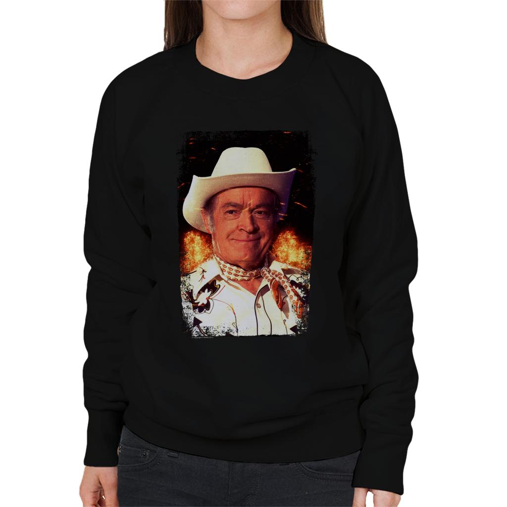 TV Times Bob Hope Cowboy 1978 Women's Sweatshirt-ALL + EVERY