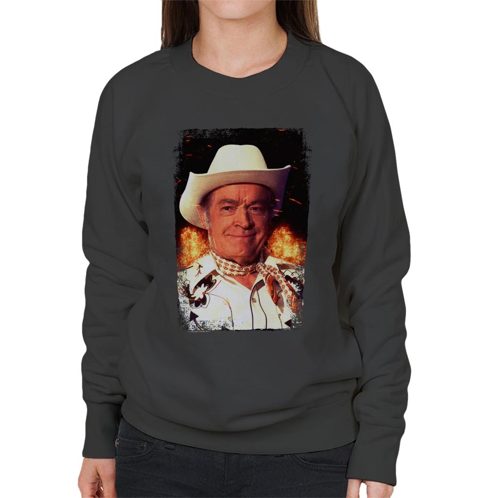 TV Times Bob Hope Cowboy 1978 Women's Sweatshirt-ALL + EVERY