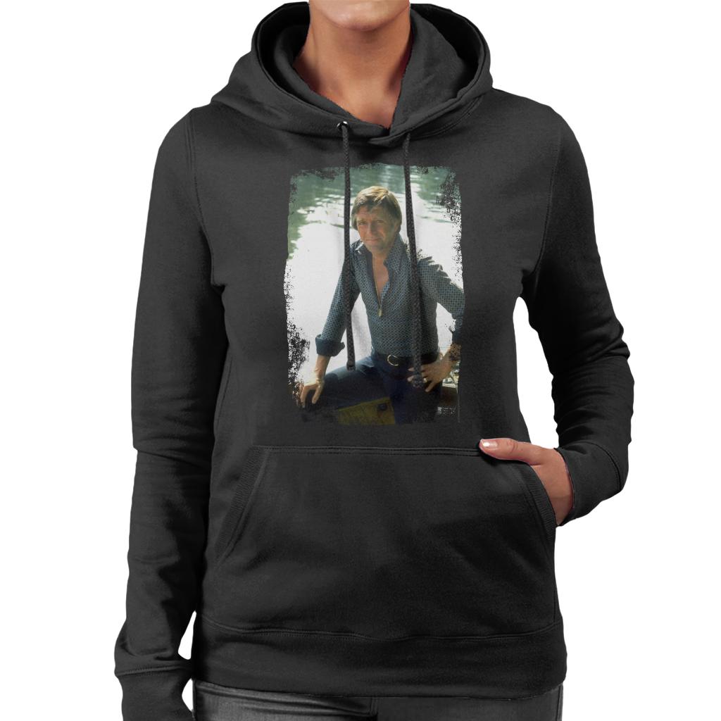 TV Times Michael Parkinson 70s Portrait Women's Hooded Sweatshirt-ALL + EVERY