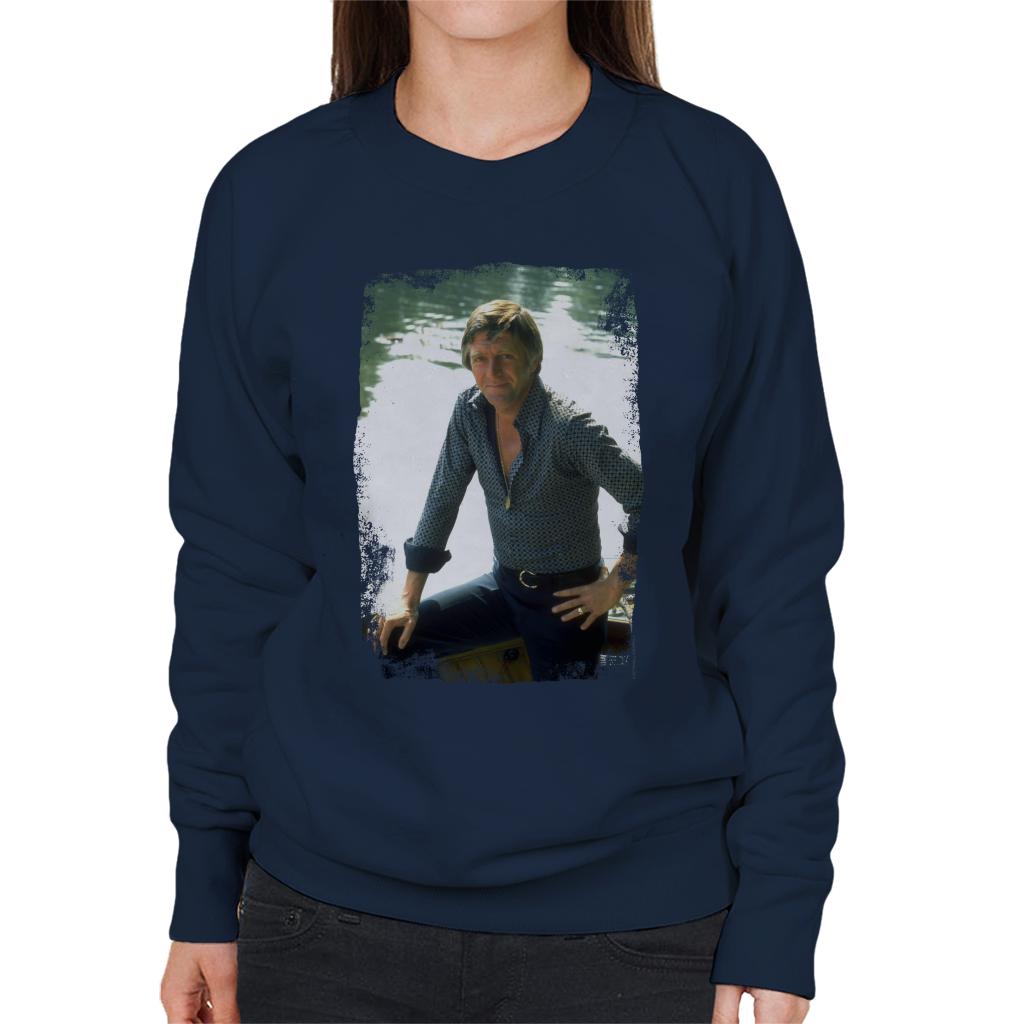 TV Times Michael Parkinson 70s Portrait Women's Sweatshirt-ALL + EVERY