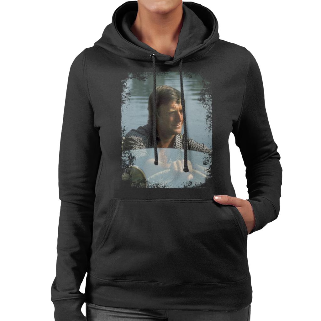 TV Times Michael Parkinson At The Helm Women's Hooded Sweatshirt-ALL + EVERY