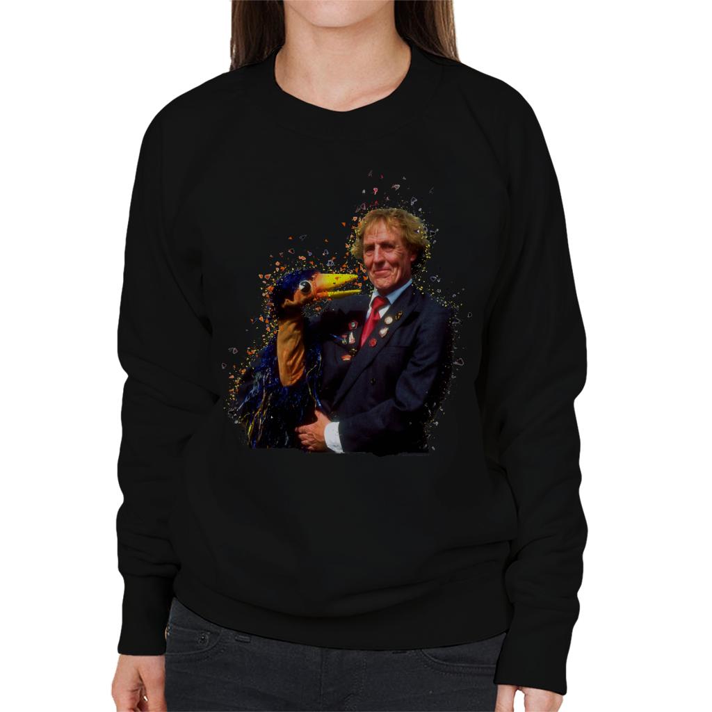 TV Times Rod Hull With Emu 1989 Women's Sweatshirt-ALL + EVERY