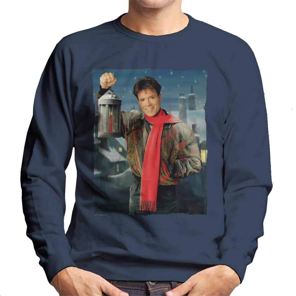 TV Times Cliff Richard Christmas Lantern 1990 Men's Sweatshirt-ALL + EVERY