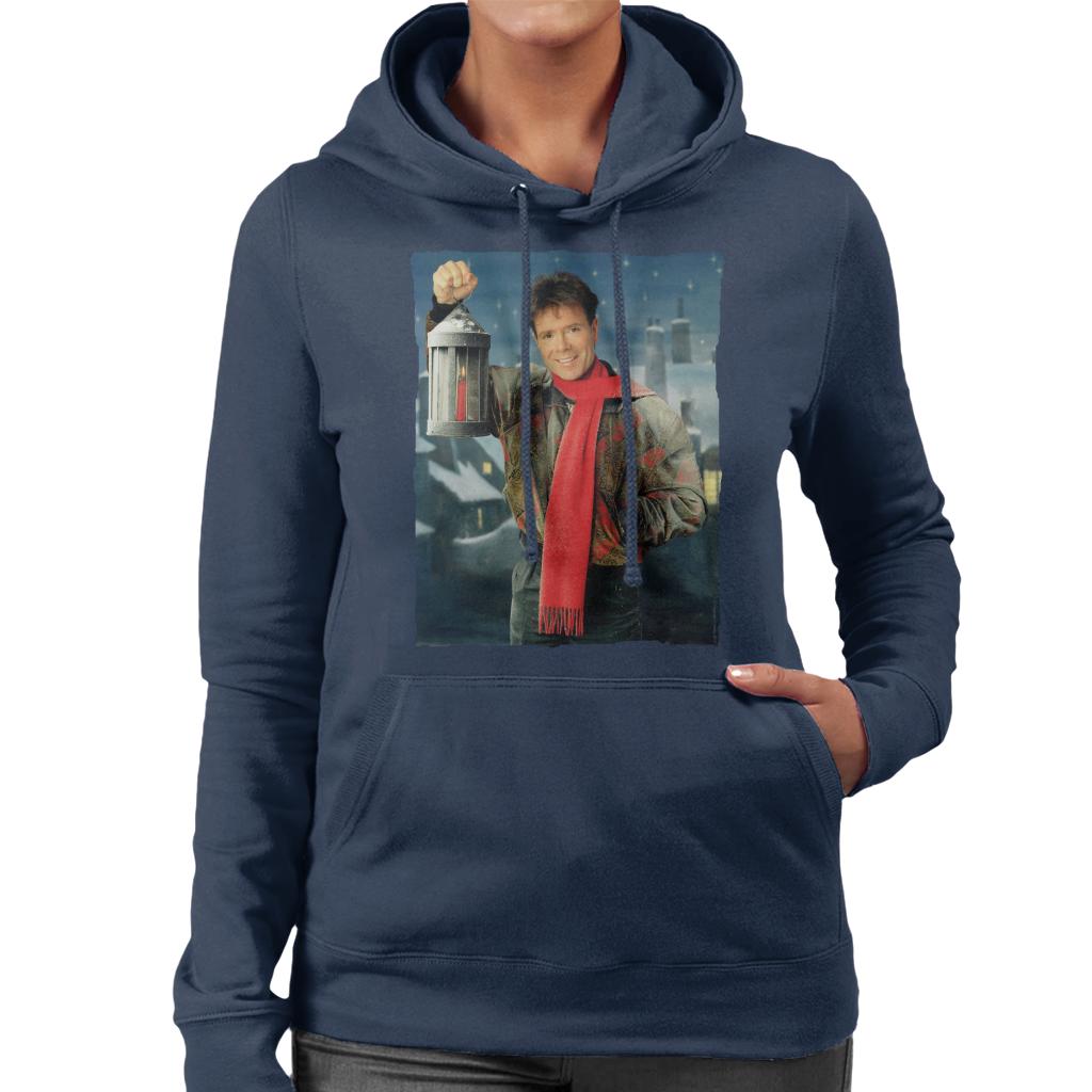 TV Times Cliff Richard Christmas Lantern 1990 Women's Hooded Sweatshirt-ALL + EVERY