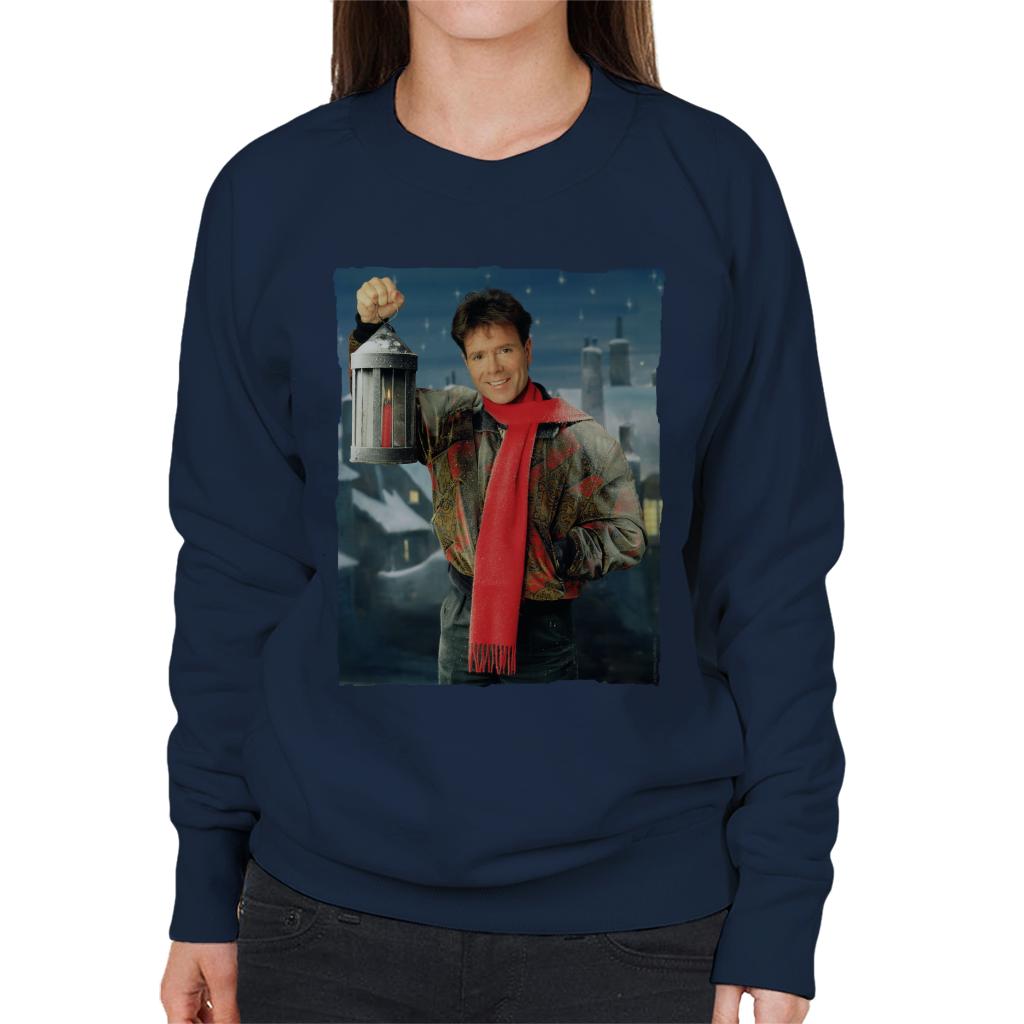 TV Times Cliff Richard Christmas Lantern 1990 Women's Sweatshirt-ALL + EVERY