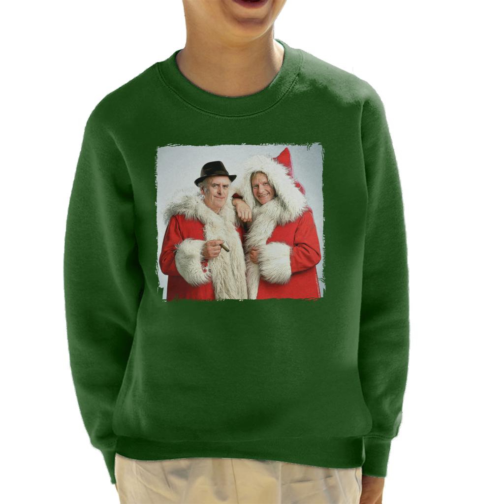 TV Times Minder Cast Father Christmas 1989 Kids Sweatshirt-ALL + EVERY