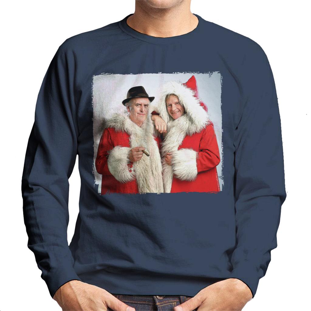 TV Times Minder Cast Father Christmas 1989 Men's Sweatshirt-ALL + EVERY