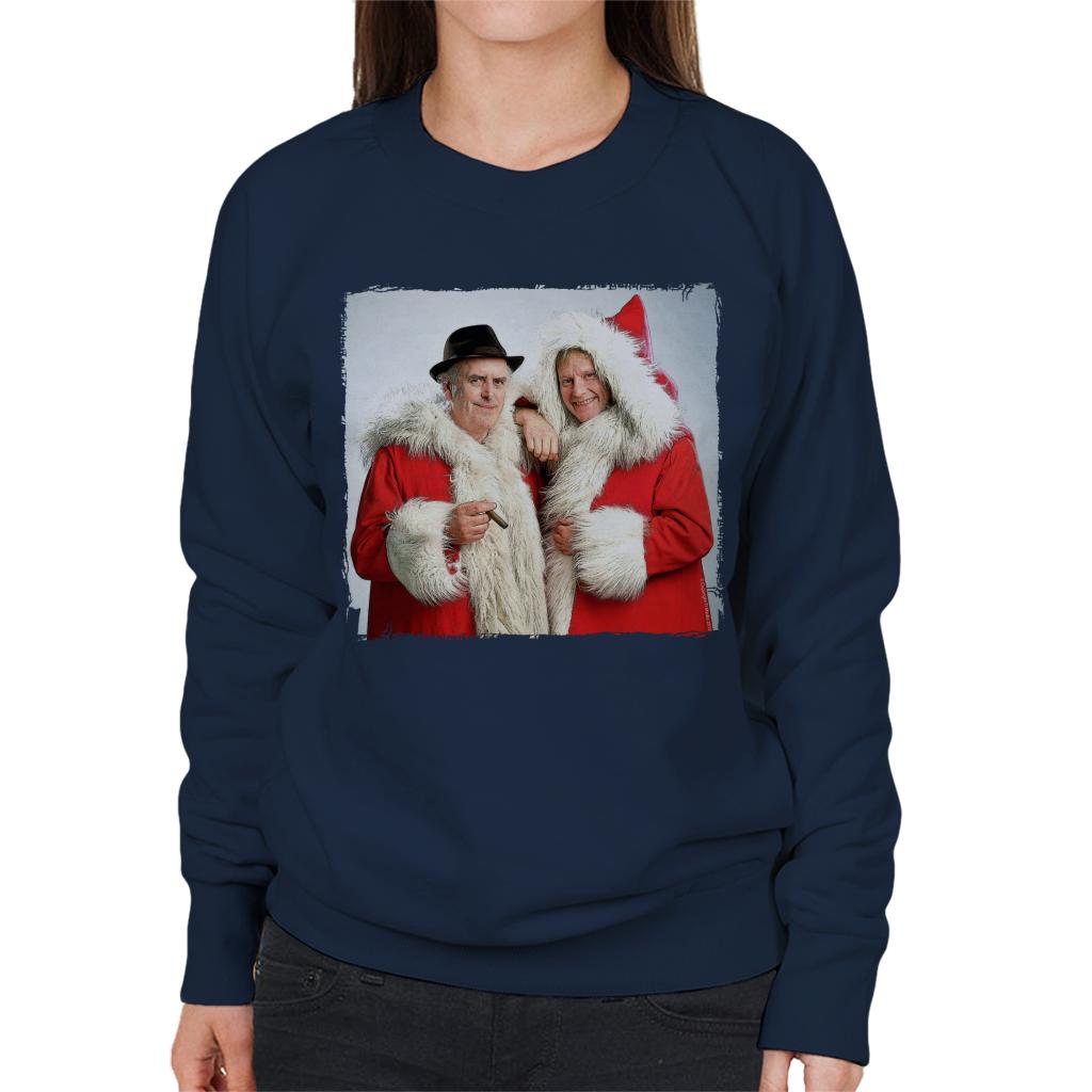 TV Times Minder Cast Father Christmas 1989 Women's Sweatshirt-ALL + EVERY