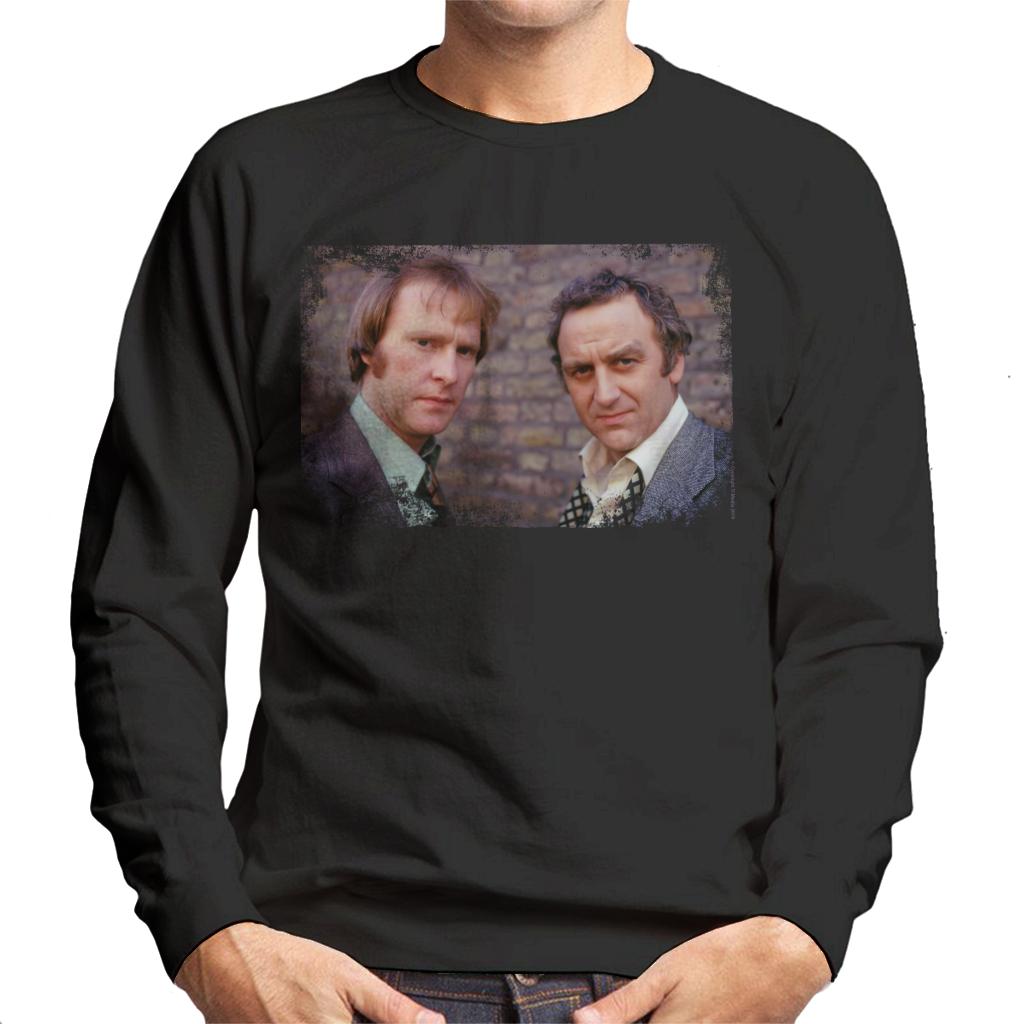 TV Times John Thaw And Dennis Waterman The Sweeney Men's Sweatshirt-ALL + EVERY