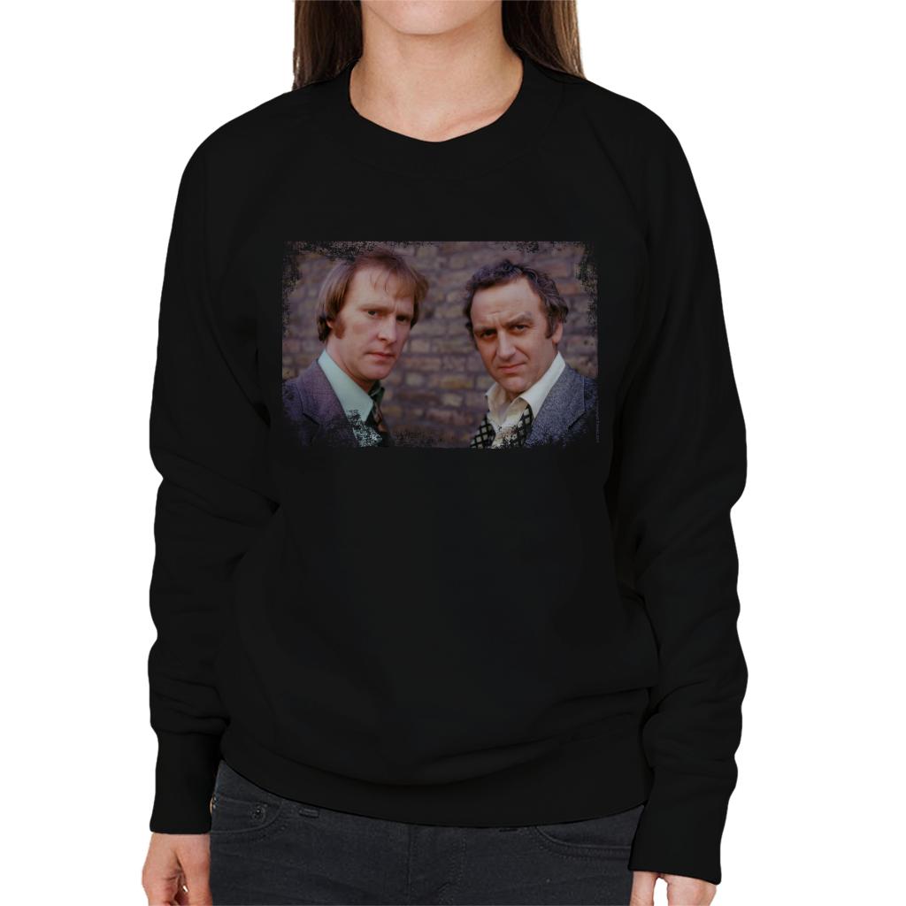 TV Times John Thaw And Dennis Waterman The Sweeney Women's Sweatshirt-ALL + EVERY