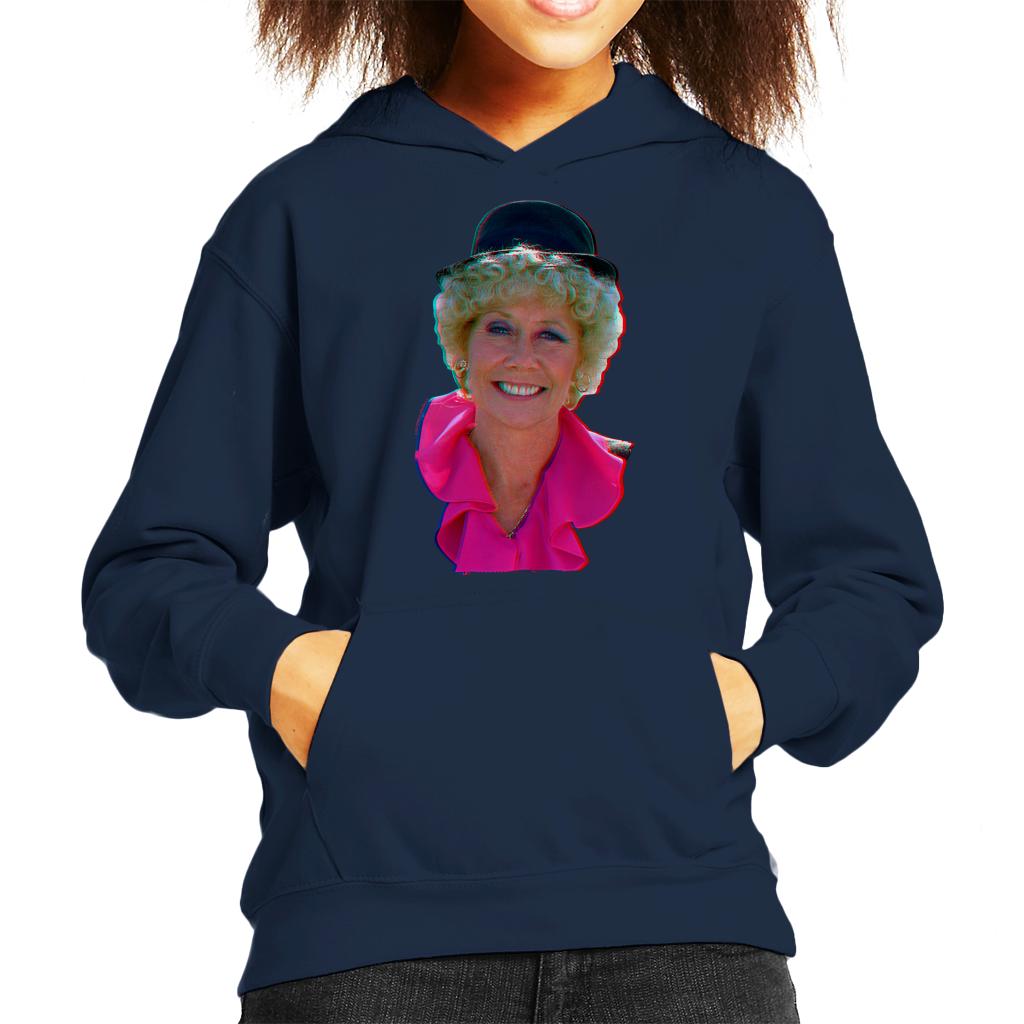 TV Times Vera Duckworth Played By Elizabeth Dawn Coronation Street Kids Hooded Sweatshirt-ALL + EVERY