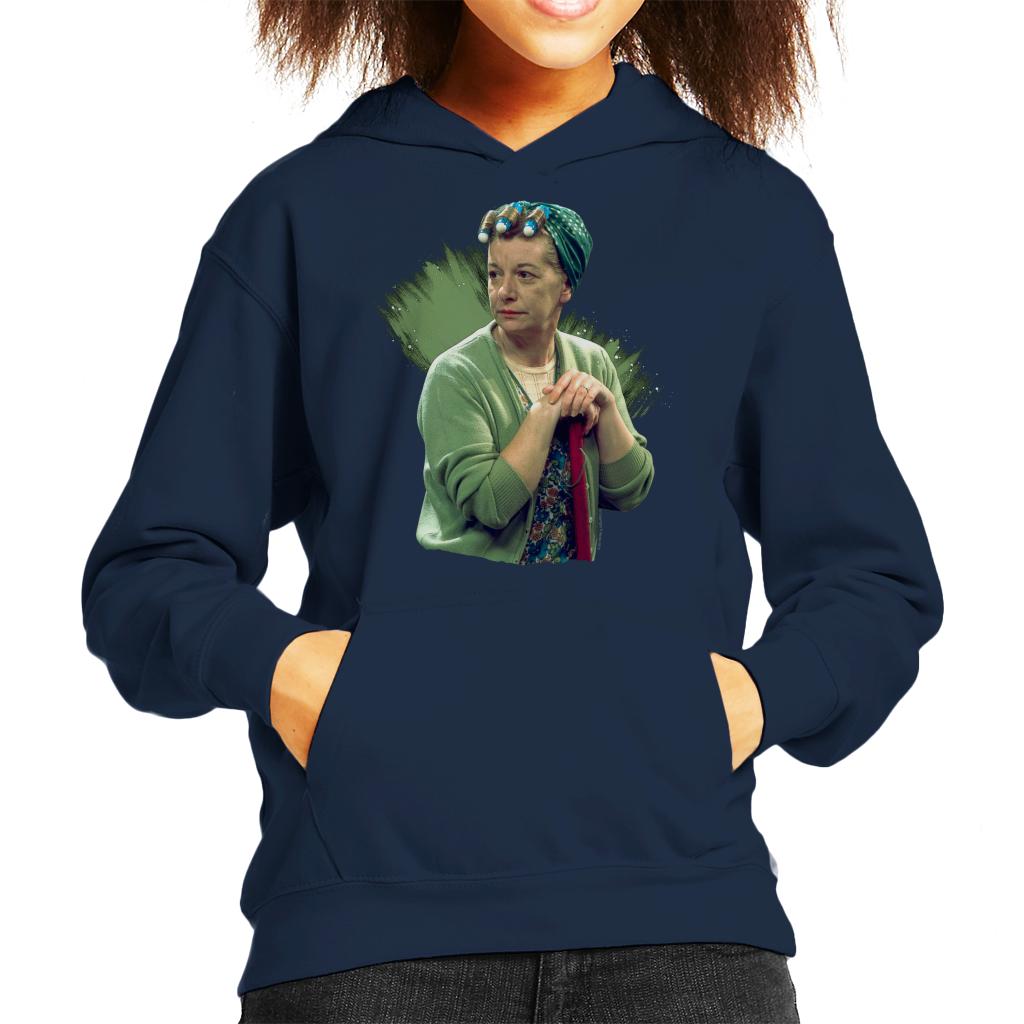 TV Times Hilda Ogden Played By Jean Alexander Coronation Street 1975 Kids Hooded Sweatshirt-ALL + EVERY