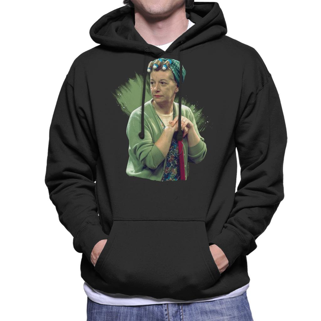 TV Times Hilda Ogden Played By Jean Alexander Coronation Street 1975 Men's Hooded Sweatshirt-ALL + EVERY