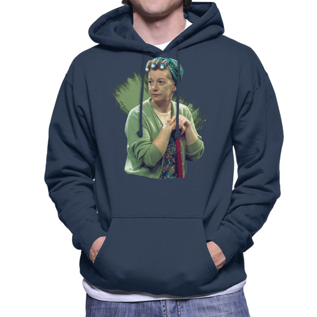 TV Times Hilda Ogden Played By Jean Alexander Coronation Street 1975 Men's Hooded Sweatshirt-ALL + EVERY