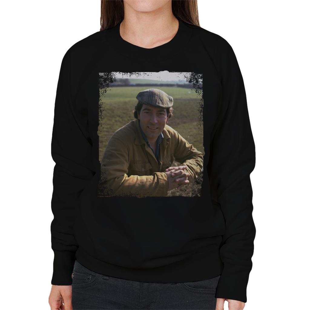 TV Times Jack Sugden As Played By Clive Hornby Emmerdale Women's Sweatshirt-ALL + EVERY