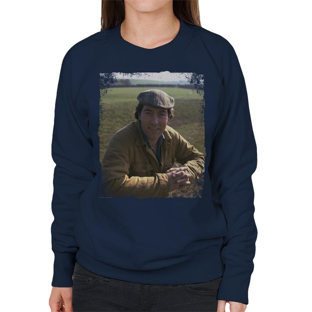 TV Times Jack Sugden As Played By Clive Hornby Emmerdale Women's Sweatshirt-ALL + EVERY