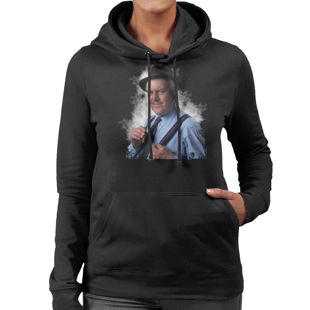 TV Times George Cole As Arthur In TV Series Minder Women's Hooded Sweatshirt-ALL + EVERY