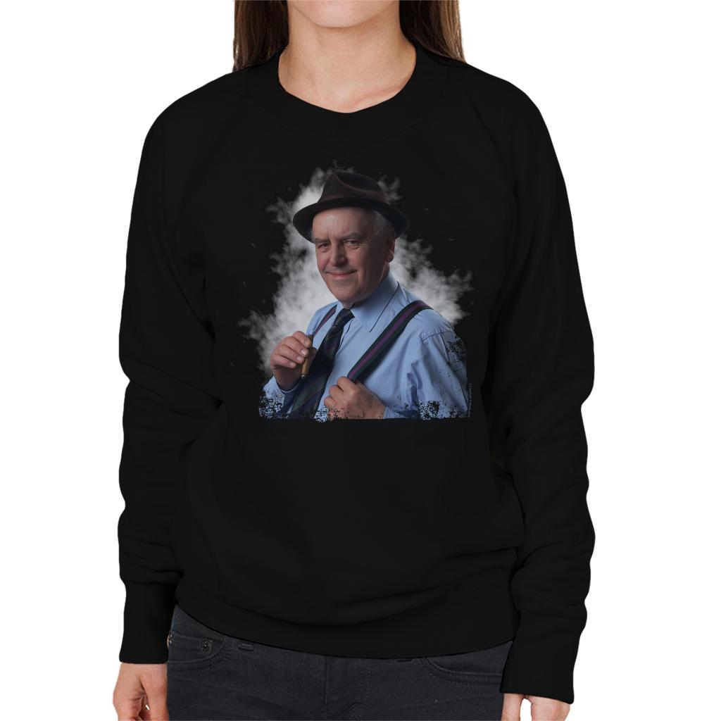 TV Times George Cole As Arthur In TV Series Minder Women's Sweatshirt-ALL + EVERY