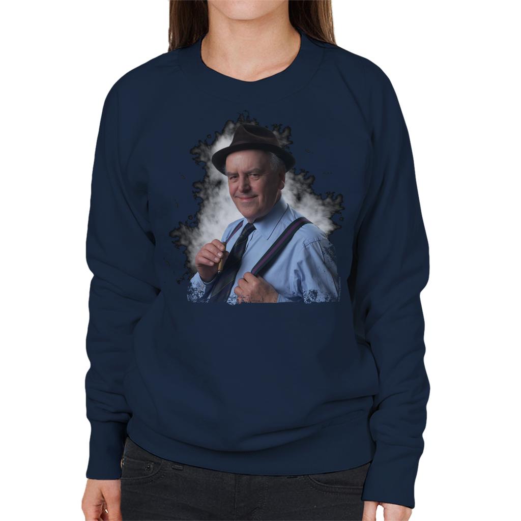 TV Times George Cole As Arthur In TV Series Minder Women's Sweatshirt-ALL + EVERY