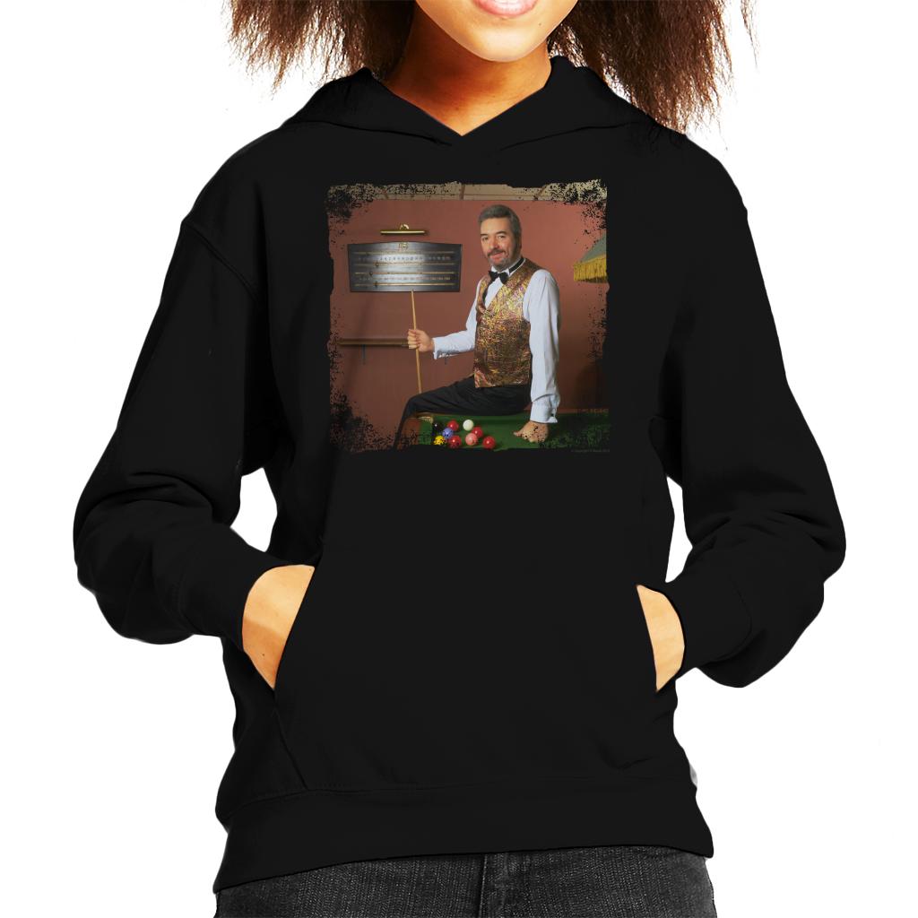 TV Times Snooker Player John Virgo From The Big Break Kids Hooded Sweatshirt-ALL + EVERY