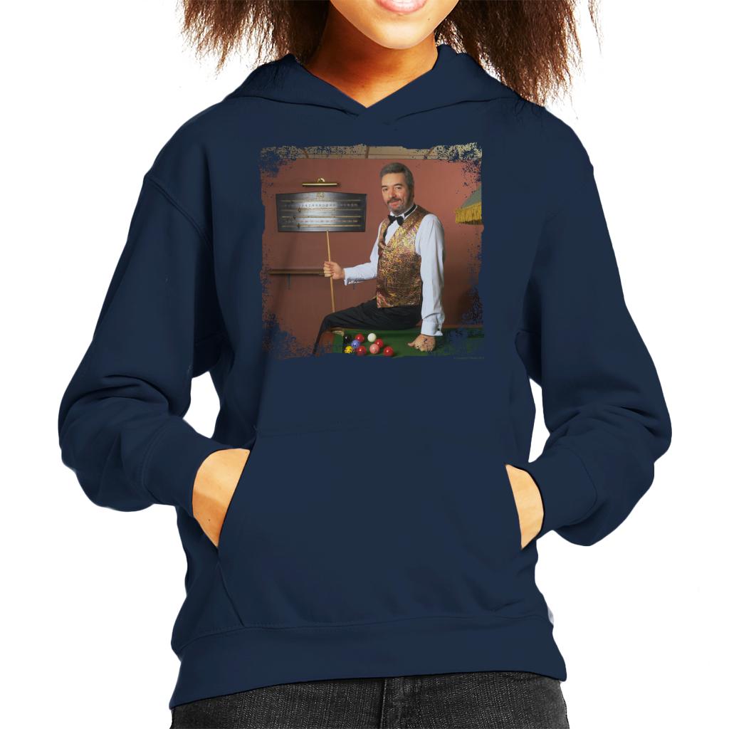 TV Times Snooker Player John Virgo From The Big Break Kids Hooded Sweatshirt-ALL + EVERY