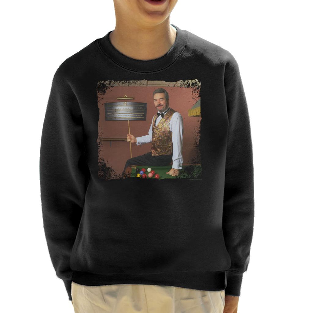 TV Times Snooker Player John Virgo From The Big Break Kids Sweatshirt-ALL + EVERY